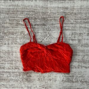 Elegant Red Women's Top
